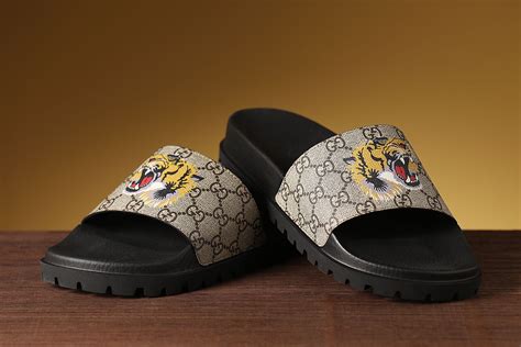 gucci adidas slipper|gucci slippers for men.